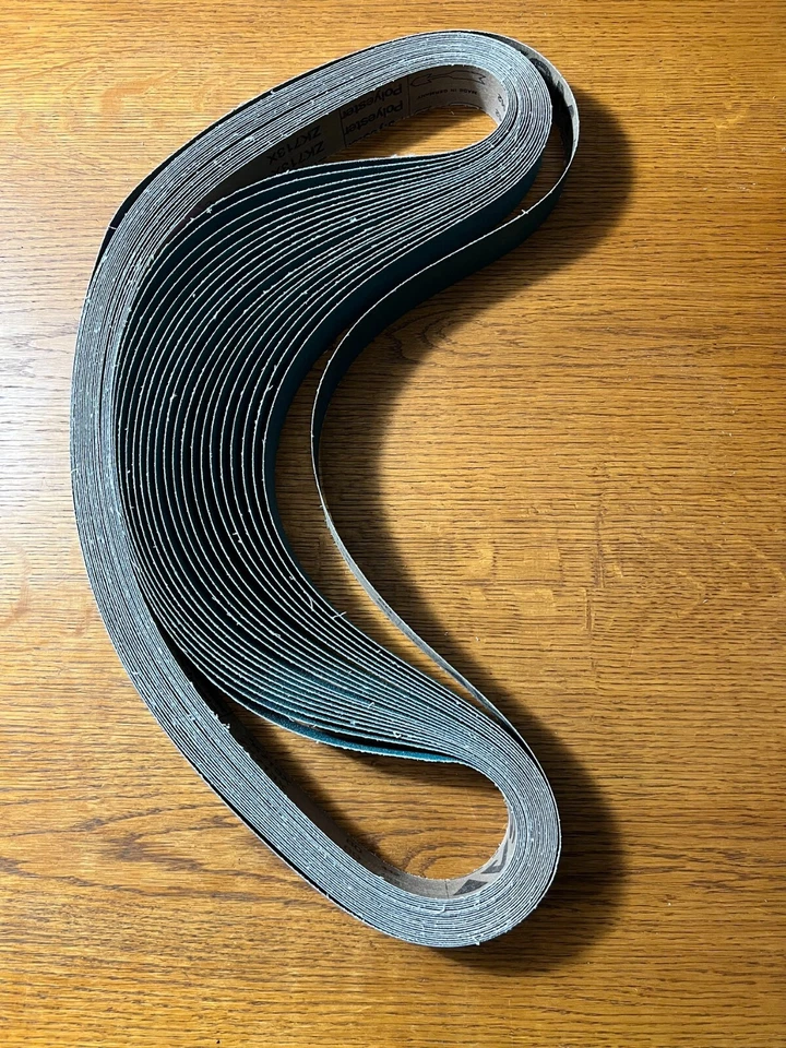 Cinturón abrasivo VSM ZK713X 1-1/2 pulgadas x 60 pulgadas, 80 grano circonita 80 (cantidad 20) Foto 2 de 2