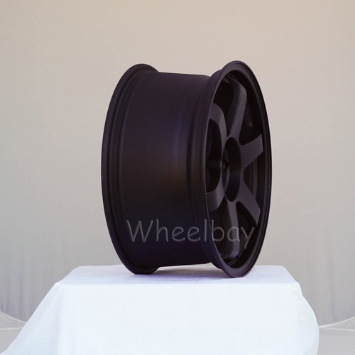 4 PCS ROTA WHEEL GRID 18X8.5 44 & 18x9.5 5X114.3 38 73 SATIN BLACK. - Picture 5 of 10