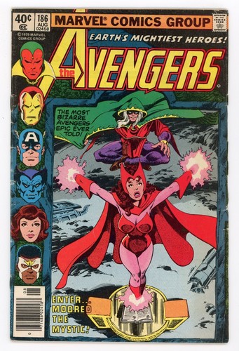 Avengers #185-187 NEWSSTAND Darkhold KEY Scarlet Witch 185 186 187 1979 Marvel - Picture 4 of 7