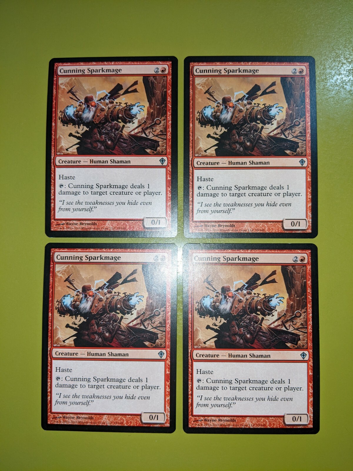 Cunning Sparkmage x4 Worldwake 4x Playset Magic the Gathering MTG | eBay