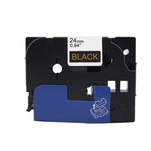 24mm Laminated Label Tape TZe fits PT- 9400 9500PC 9600 9700PC - Picture 15 of 19