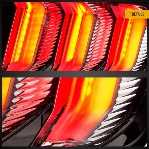 Luces traseras LED secuenciales para Ford Mustang 2015-2023 con 5 modos intermitente L+R - Imagen 10 de 16