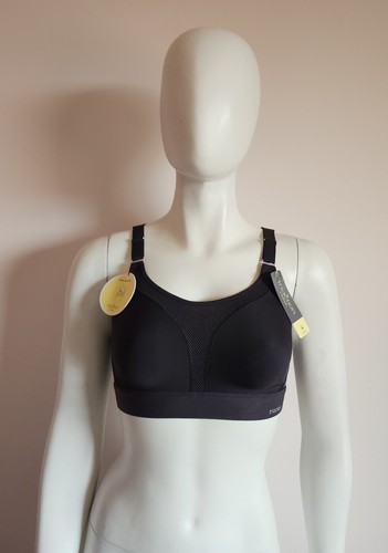 Triumph TriAction Ladies 10163839 Black Extreme Lite Cardio Sports Bra Size 10D - Picture 1 of 6
