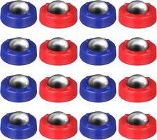 16 Pieces Board Mini Roller Set Shuffleboard Pucks Roller Sliding Balls Table