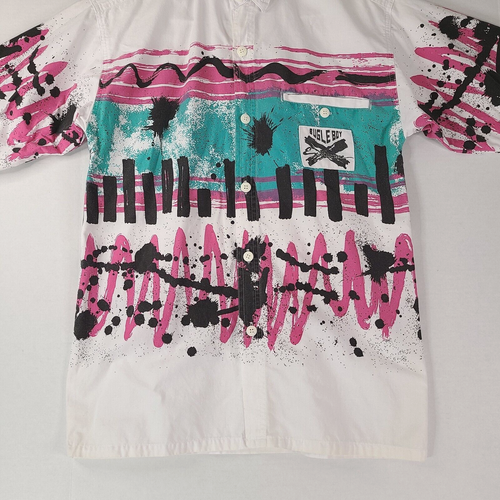 Camisa De Colección Bugle Boy Botón Delantero Manga Corta Para Hombres Niños Pequeños Diseño LG Memphis - Imagen 3 de 13