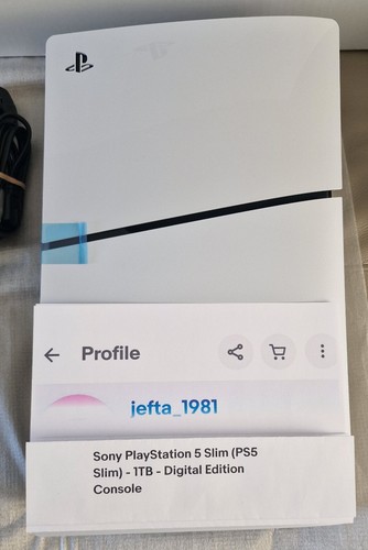🔥Sony PlayStation 5 Slim (PS5 Slim) - 1TB - Digital Edition Console, Quick ⚡️🚚 - Picture 2 of 17