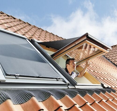 VELUX Hitzeschutz-Markise MHL / Solar SSS 0000S Verdunkelung WetteAußenrollladen - Bild 13 von 18