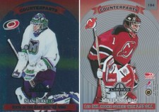 1997-98 Donruss Limited #194 SEAN BURKE / MIKE DUNHAM - Whalers / Devils