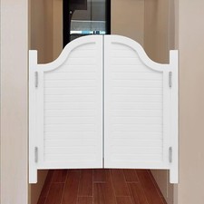 White Swing Solid Wood Door Partition Door For Shop Entrance Partition Durable !