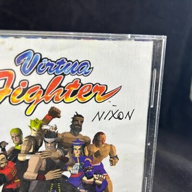 1995 VIRTUA FIGHTER SEGA SATURN VIDEO GAME NOT FOR RESALE W/ MANUAL & CASE RARE