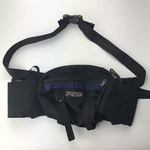 Vintage Jansport Sling Fanny Pack Waist Bag Water Holder Black