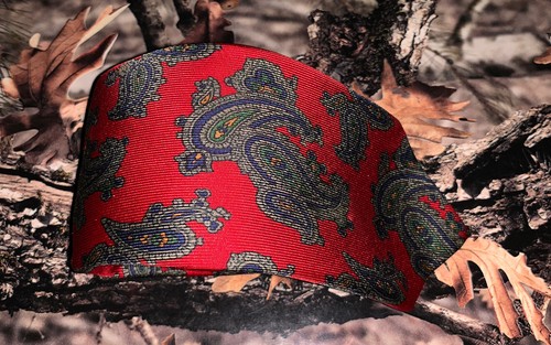 Corbata de seda roja cosida a mano para cachemira Robert Talbott para Nordstrom envío gratuito en excelente condición - Imagen 2 de 6