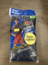 fruit of the loom S 6-8 boys Knit boxers vintage 1998 2 Pack Underwear
