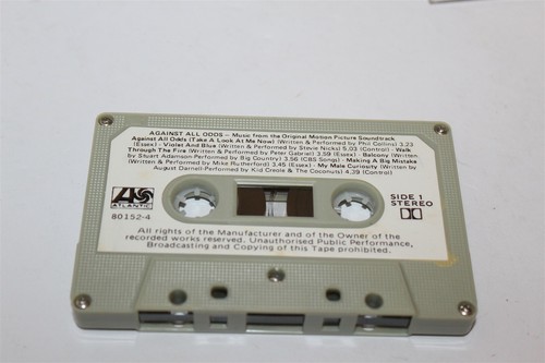 Against All Odds Soundtrack Cassette Tape 1984 Atlantic 80152-4 - Picture 6 of 10