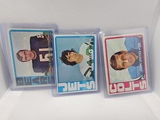 1972 Topps Football Card Lot W Butkus Namath And Unitas