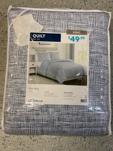 Montana King Quilt 3pc Set - Picture 1 of 4