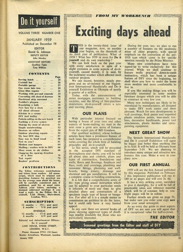 Do It Yourself Magazine Jan 1959 - Picture 2 of 4