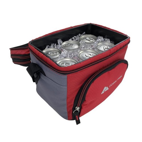 Soft Sided Cooler 6 Can Capacity Insulated Adjustable Strap Removable Liner New - Picture 4 of 10