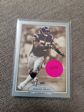 2003 Fleer Showcase Football Card #39 Junior Seau