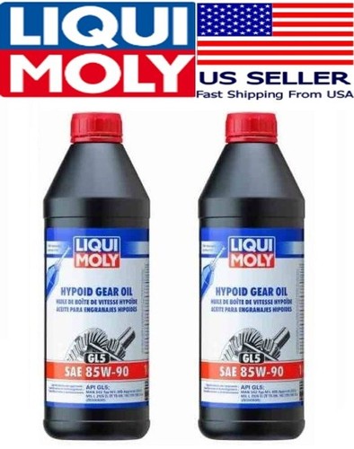 Brand New 2 Liter Hypoid Gear Differential Oil LIQUI MOLY (GL5) SAE 85W-90 - Foto 2 di 4