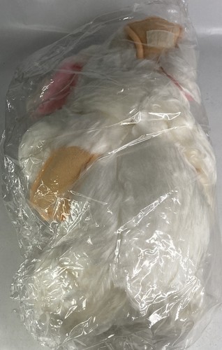 Vintage 1980 New Old Stock Furry Huggem’s Large 38” White Rabbit Wrap Handpuppe - Bild 4 von 5