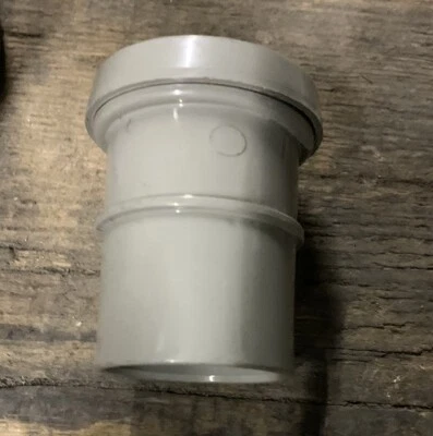 Terrain PUSH-FIT/SOLVENT WELD SINGLE SOCKET PIPE COUPLER GREY 32mm OLD STOCK NEW