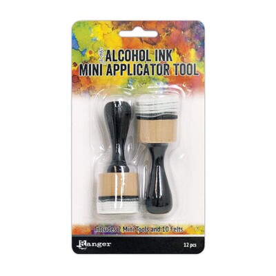 Ranger, Tim Holtz, Alcohol Ink, Mini Applicator Blending Felt Tool, Extra Felt 