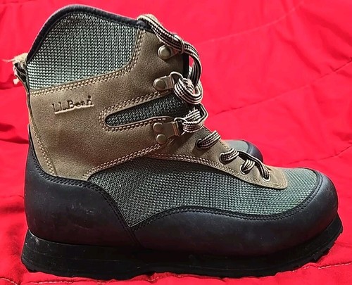 Rare LL Bean Ultralight Wading Shoes Studded Fly Fishing Mesh Size 10 Flawed - Picture 6 of 14