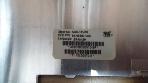 teclado Toshiba Qosmio F20 F25 F30 G20 G20X G25 G30 G35 - Imagen 3 de 3