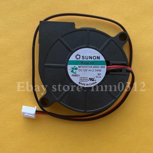 SUNON Radial Ventola 50 X 50 X 15 Mm Mf50151vx A99 DC 12 V 6000 U