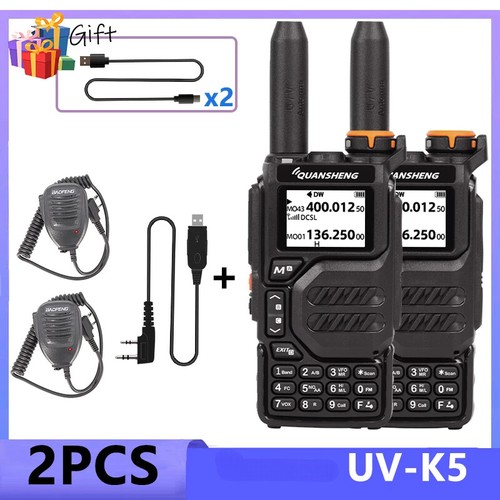For Quansheng UV K5 Walkie Talkie UV K6 UV K58 Two Way Radio 50-600MHz FM Radio - Zdjęcie 9 z 41