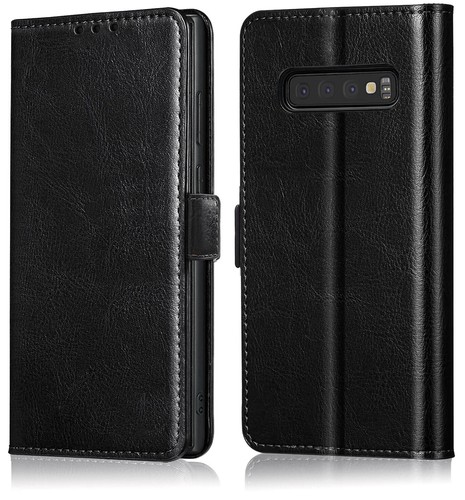 PU Leather Wallet Case Flip Holder Card Stand Cover For Samsung Galaxy Phones - Picture 17 of 28