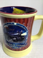 POLAR EXPRESS TRAIN RIDE COFFEE MUG. 3D MUG. Art Deco Print Mug. B139