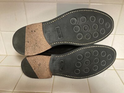 LL Bean Black Oxford Leather Lace up Power Walking Driving Business Shoes 10 D LL Bean Black Oxford Leather Lace up Power Walking Driving  main image 3