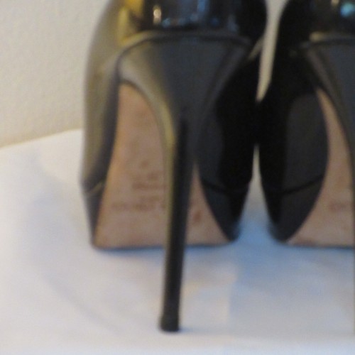 Jimmy Choo Women's Alex Patent Leather Black Pumps 5" Heel SZ 39 US 8.5 B27 - Picture 9 of 18