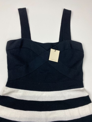 Trina Turk Envy Dress Black and White Striped   NWT Size M Women's - Picture 8 of 11