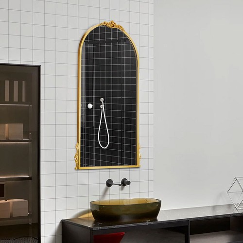 Tall Antique Gold Black Full Length Floor Wall Dressing Mirror Vintage Mirror UK - Picture 36 of 75