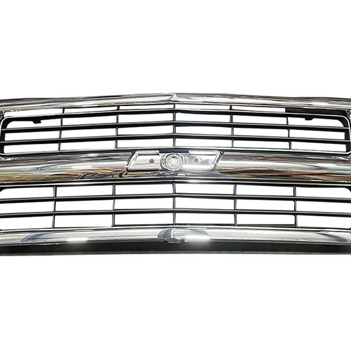 Composite Chrome Grille w/ Black Insert For 94-98 Chevy C/K 1500 2500 3500 Truck - Picture 4 of 5