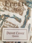 FRETTE AT HOME MALACHITE ORO 1pc F/DUVET QUEEN ABSTRACT BNIP