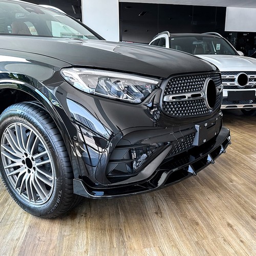 Gloss Black Front Spoiler Lip Kit For Mercedes Benz GLC 2=X254 2023+ GLC260 300 - Bild 11 von 14