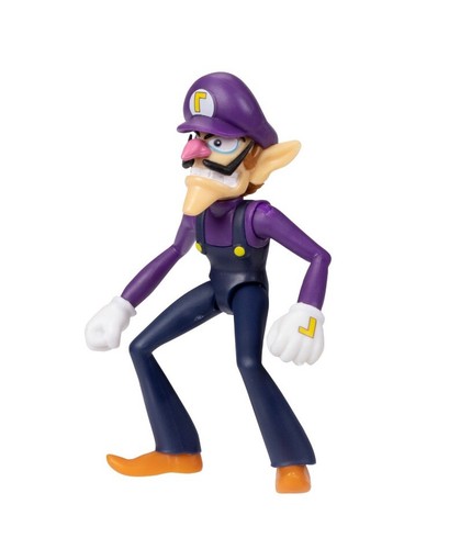 2024 JAKKS Pacific World of Nintendo Mini 2.5in Boxed Action Figure: WALUIGI - Picture 9 of 9