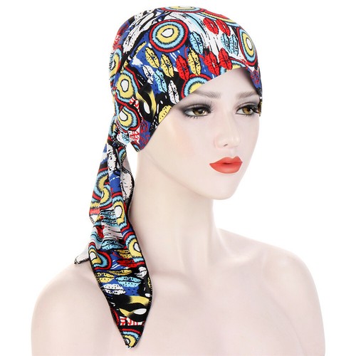 Women Chemo Cap Muslim Hijab Turban Indian Bonnet Head Scarf Hair Loss Hat Wrap - Picture 48 of 53