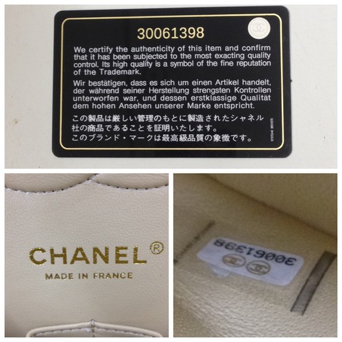 Auth Chanel Matelasse Caviar Leather Double flap Chain Shoulder bag 3I060120K - Picture 10 of 12