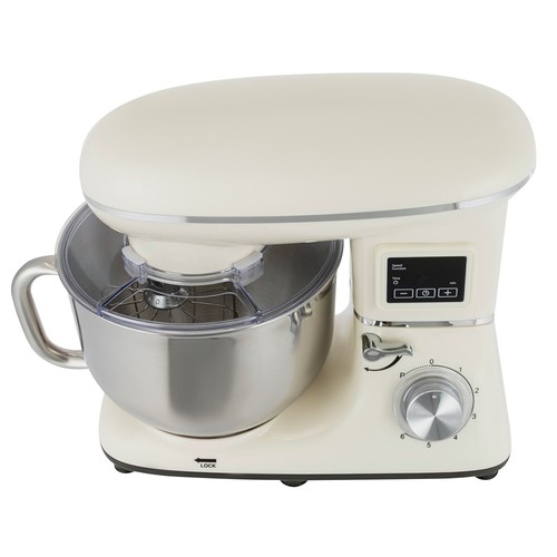Elektrisch Küchenmixer Küchenmaschine Weiß Rührgeräte Standmixer 1500W 6.2L LCD - Bild 13 von 24