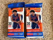 Panini NBA Hoops 2021-22 Value Pack, 30 Cards (Lot of 2)