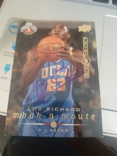 Luc Richard mbah a moute signed card autographed rookie rc college ucla Bruins 