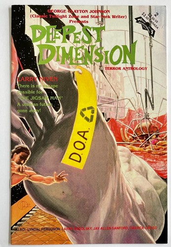 Deepest Dimension 2 Signed George Clayton Johnson Star Trek Logan's Run HTF VF - Picture 2 of 4