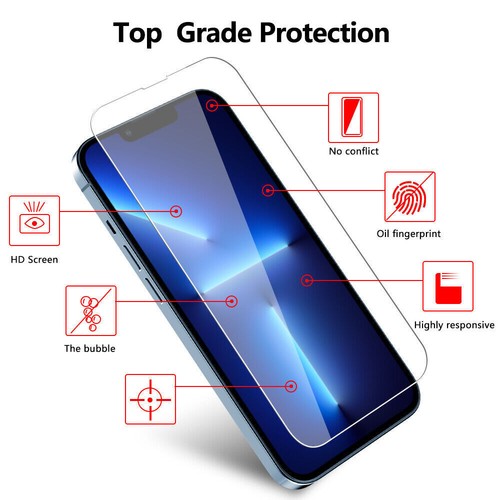 For iPhone 13 Mini/13 Pro Max/12 Clear Case Slim Cover, Camera, Screen Protector - Picture 48 of 82