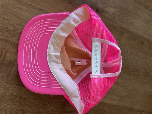 Vintage Hot Pink Trucker Mütze 500 Race Fan - Bild 5 von 6
