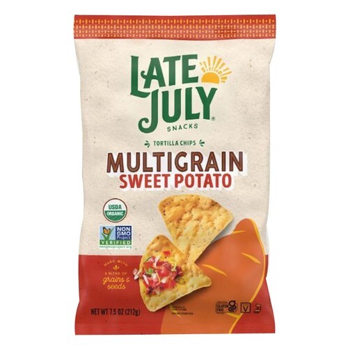 Multigrain Sweet Potato Tortilla Chips 7.5 Oz (Case Of 12) By Late July - Picture 1 of 1
